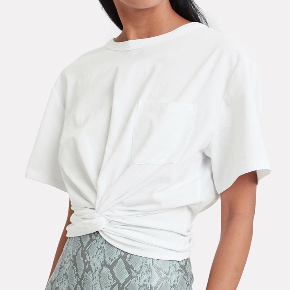 NWOT Intermix/AlexanderWang.T cropped T-shirt